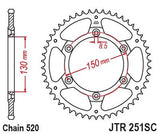 JT Sprockets - JTR251.49 - Steel Rear Sprocket, 49T