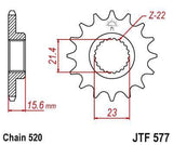 JT Sprockets - JTF577.15 - Steel Front Sprocket, 15T