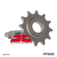 JT Sprockets - JTF3222.12 - Steel Front Sprocket, 12T