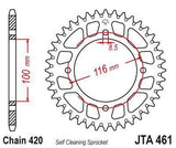 JT Sprockets - JTA461.54 - Aluminum Rear Sprocket, 54T