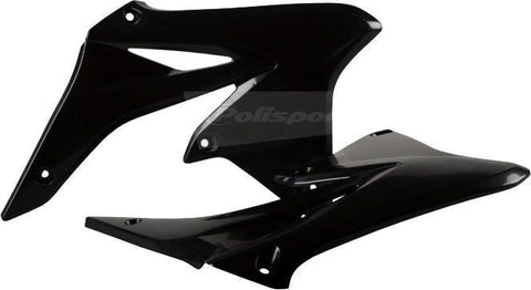 Polisport 8413600002 Radiator Shroud Plastics Black For Suzuki RMZ250 2010-2018