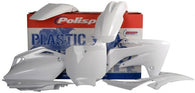 Polisport - 90159 - Plastic Kit (All White) For Honda CRF150R/CRF150RB 2007-2019