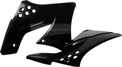 Polisport 8412800003 Radiator Shroud Plastics Black Kawasaki KX250F 2009-2012