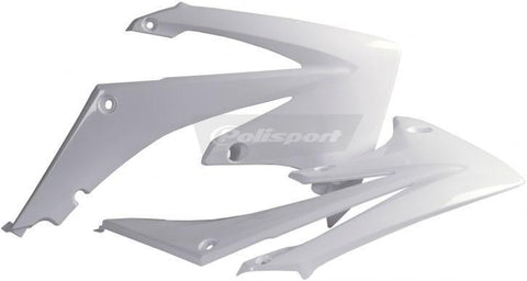 Polisport 8412700002 Radiator Shroud Plastics White For Honda CRF250R 2010-2013