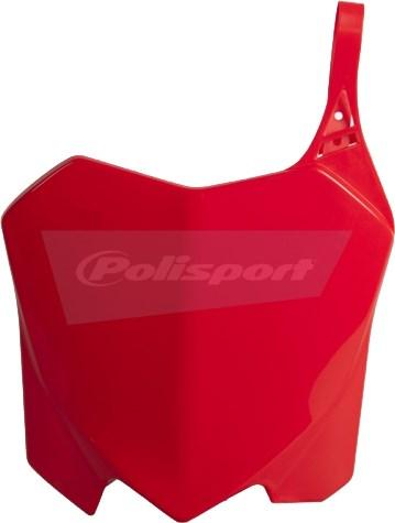 Polisport Front Number Plate (Red) Honda CRF250R 2010-2013, CRF450R 2009-2012