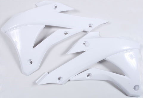 Polisport 8417300002 Radiator Shroud Plastics White Kawasaki KX85/KX100 2014-19