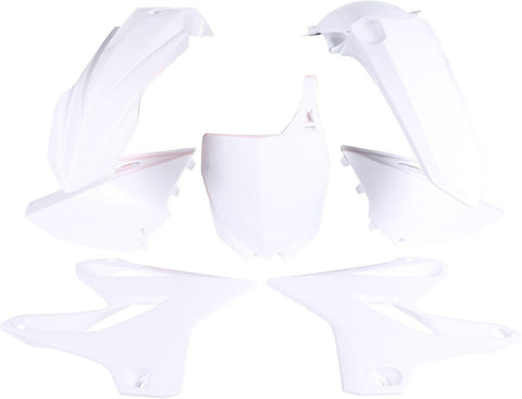 Polisport 90648 - Plastic Kit (All White) For Yamaha YZ125/YZ250 2015-2019 (2T)