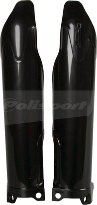 Polisport - 8351800002 - Fork Guards, Black Kawasaki KX250F KX450F 2009-2018