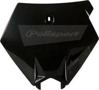 Polisport - 8660900001 - Front Number Plate, Black