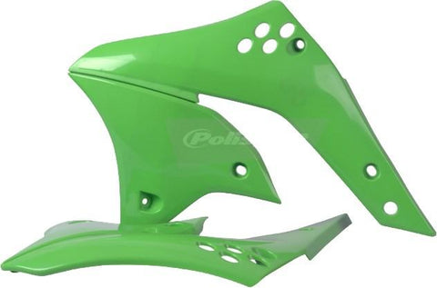 Polisport 8426200006 Radiator Shroud Plastics Green Kawasaki KX250F 2006-2008