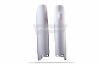 Polisport - 8398300001 - Fork Guards, White Suzuki RMZ450 RMZ250 2007-2018