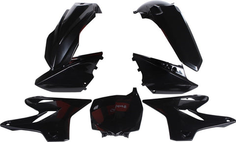 Polisport 90649 - Plastic Kit (All Black) For Yamaha YZ125/YZ250 2015-2019 (2T)
