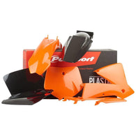 Polisport - 90100 - Plastics Kit (Orange/Black) For KTM