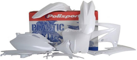 Polisport 90211 - Plastic Kit (White) For Honda CRF450R 2009-2012, CRF250R 2010