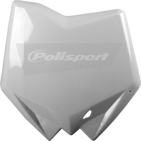 Polisport - 8658200002 - Front Number Plate, White