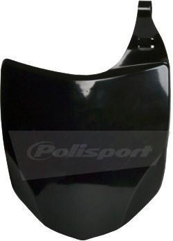 Polisport 8656800001 Front Number Plate (Black) Kawasaki KX250F/KX450F 2009-2012