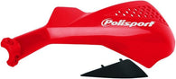 Polisport - 8304100007 - RED Sharp Lite Handguards with Mounting Kit For Hondas