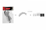 Polisport - 8304100007 - RED Sharp Lite Handguards with Mounting Kit For Hondas