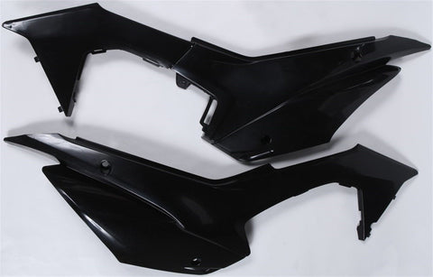 Polisport - 8606600003 - Side Panels, Black For Honda CRF110F 2013-2018