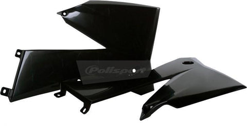 Polisport - 8411500001 - Radiator Shroud Plastics Black