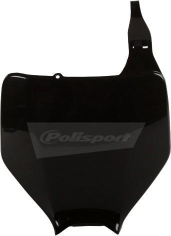 Polisport 8660800001 - Front Number Plate (Black) For Kawasaki KX250F 2004-2008