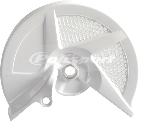 Polisport 8376300001 White Front Disc Cover Honda CRF250R 10-15, CRF450R 09-13