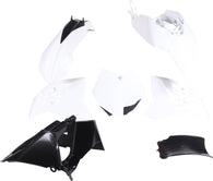 Polisport 90214 Plastic Kit (White/Black) For KTM 65 SX 2009-2015, 65 SXS 12-15