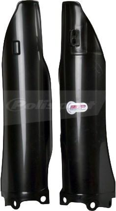 Polisport - 8351200002 - Fork Guards, Black KawasakI KX250F KX450F 2006-2008