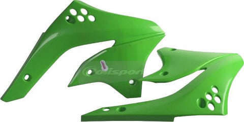Polisport 8426300006 Radiator Shroud Plastics Green Kawasaki KX450F 2006-2008