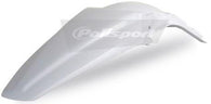 Polisport 8578800002 Rear Fender White Kawasaki KX250F 2009-2012, KX450F 2009-11