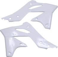 Polisport - 8416900002 Radiator Shroud Plastics White Kawasaki KX250F 2013-2016