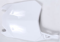 Polisport - 8658800002 - Front Number Plate (White) For Honda CRF110F 2013-2019