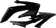 Polisport - Radiator Shroud Plastics Black For Honda 2004-2013 CRF250R CRF250X