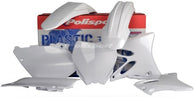 Polisport 90151 - Plastic Kit (All White) For Yamaha YZ125/YZ250 2006-2014 (2T)