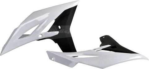 Polisport 8413700001 Radiator Shroud Plastics White/Black Yamaha YZ250F 2010-13