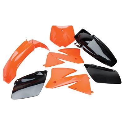 Polisport 90101 Plastic Kit (Orange/Black) KTM 125/200/250/300/360 EXC 2001-2002
