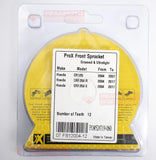 Pro-X - 07.FS12004-12 - Grooved Ultralight Front Sprocket, 12T
