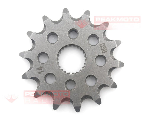 Pro-X - 07.FS11086-14 - Grooved Ultralight Front Countershaft Sprocket, 14T