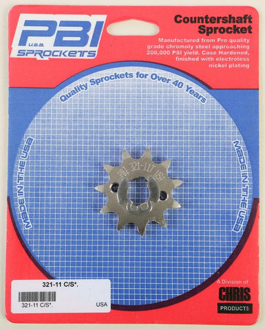 PBI 321-11 Front Countershaft Sprocket 11T CRF100F 2013-2017 CRF80F 2004-2013