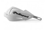 Polisport - 8306700001 - White Touquet Handguards With Universal Mount Kit