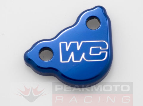 Works Connection Blue Anodized Rear Brake Master Cylinder Cover |21-500