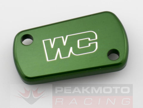 Works Connection Green Anodized Rear Brake Master Cylinder Cover |21-618
