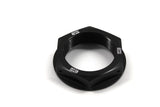 Works Connection Steering Stem Nut (Black) | 24-310