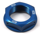 Works Connection Steering Stem Nut (Blue) | 24-320