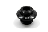 Works Connection Steering Stem Nut (Black) | 24-385