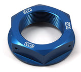 Works Connection Works Connection  Blue Steering Stem Nut Suzuki RMZ450 RMZ250 Made In USA |24-340