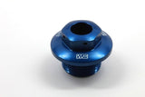 Works Connection Steering Stem Nut (Blue) | 24-400