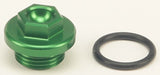 Works Connection Oil Filler Plug Green | 24-198