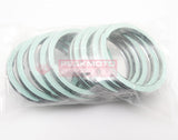 K&L 16-5538 Exhaust Pipe Gasket 10 Pack For Suzuki 14181-45C00 51.2x61.7x 4.8mm