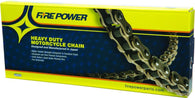 FIRE POWER 428 x 100 Link Heavy Duty Drive Chain Gold Color - Made In Japan